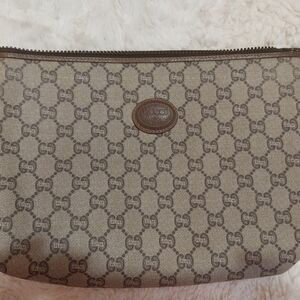 Gucci Plus Brown Monogram Clutch